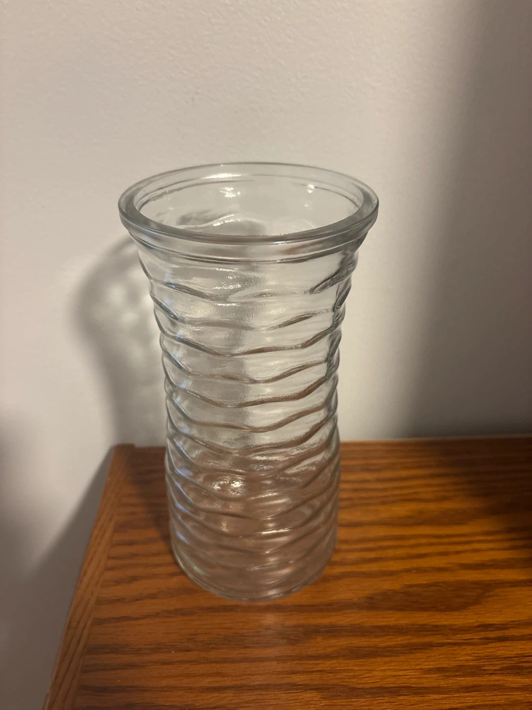 Clear Glass Vase