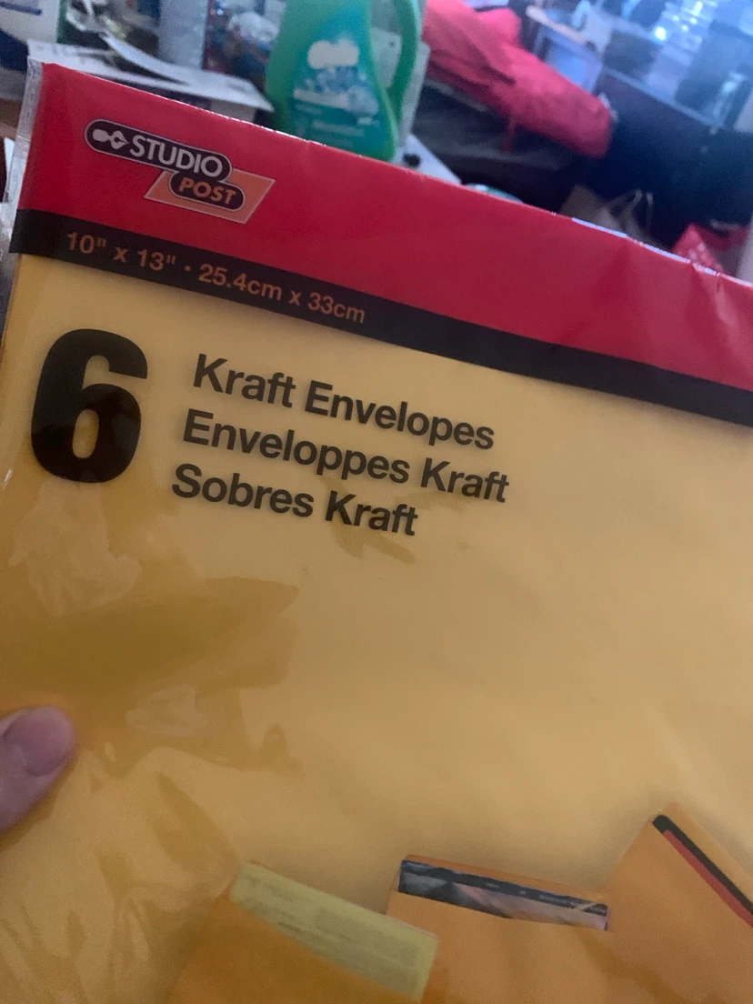 Studio Post Kraft Envelopes 10" x 13" - 6 Pack