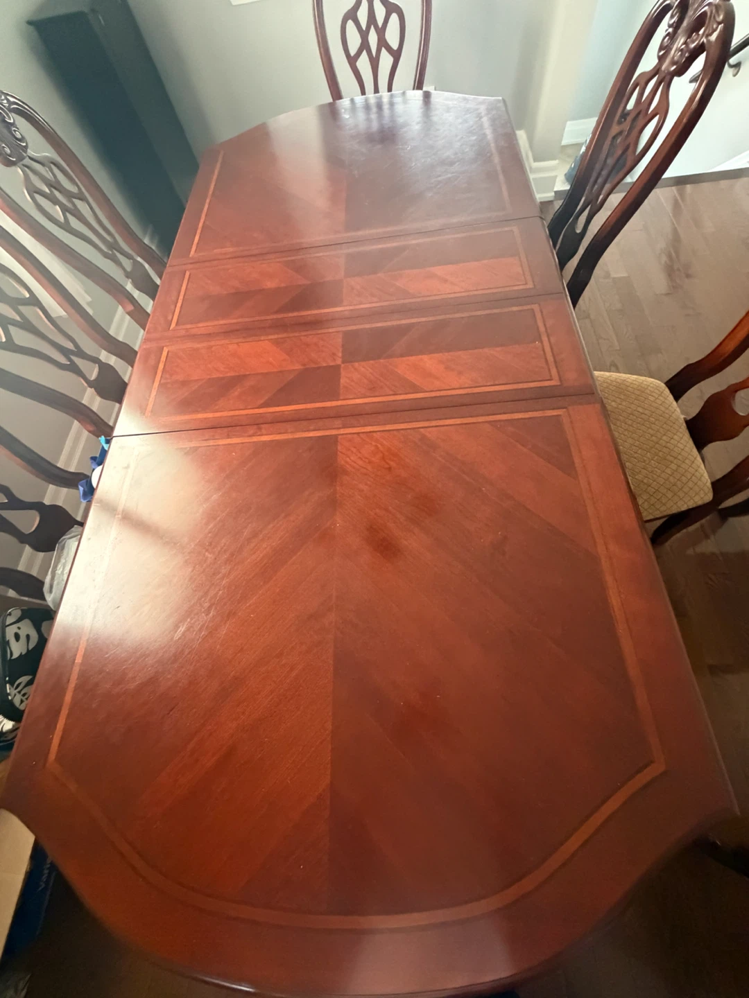 Mahogany Dining Table and Chairs Set - photo 5