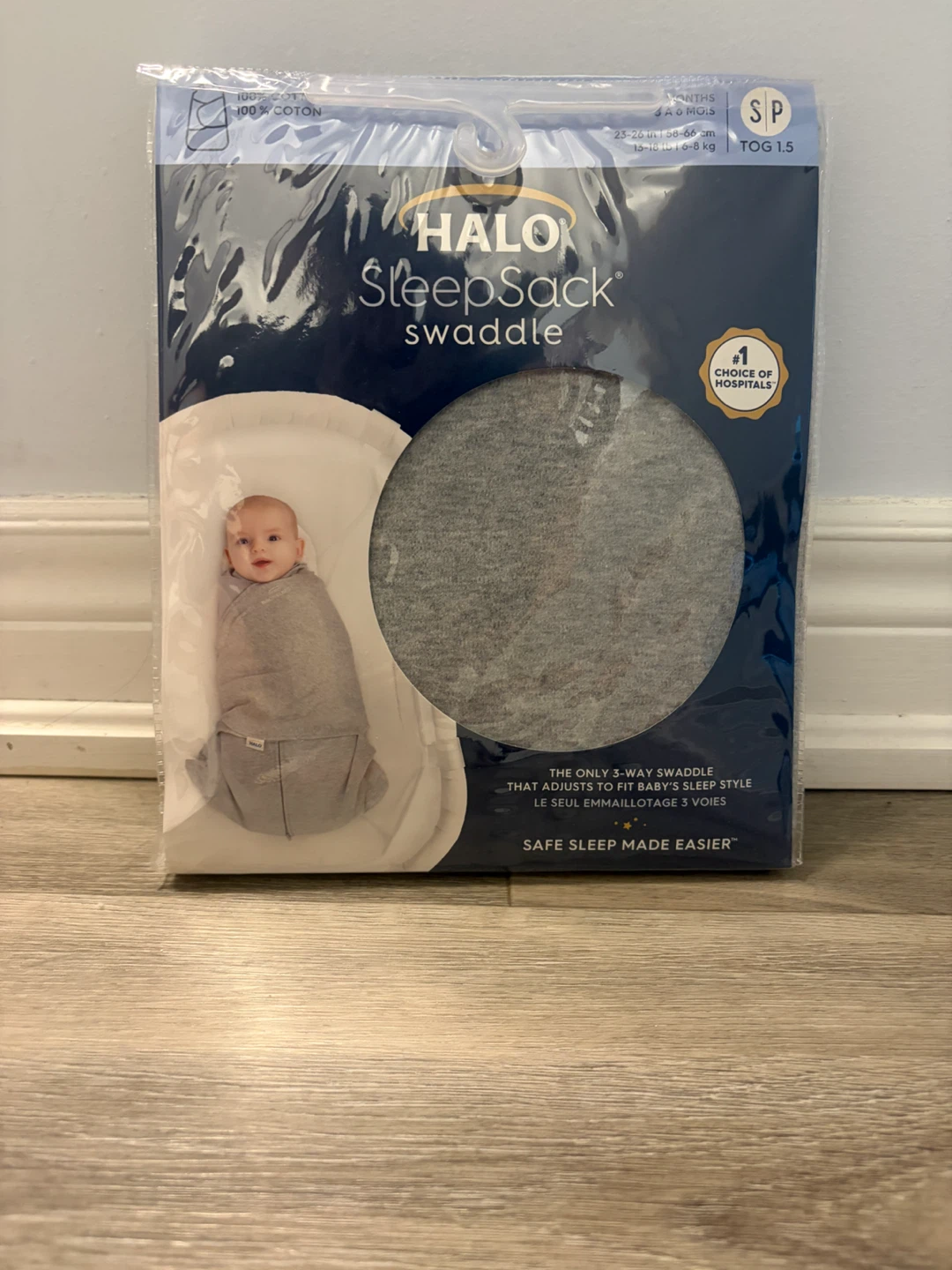 HALO SleepSack Swaddle - Grey - Small