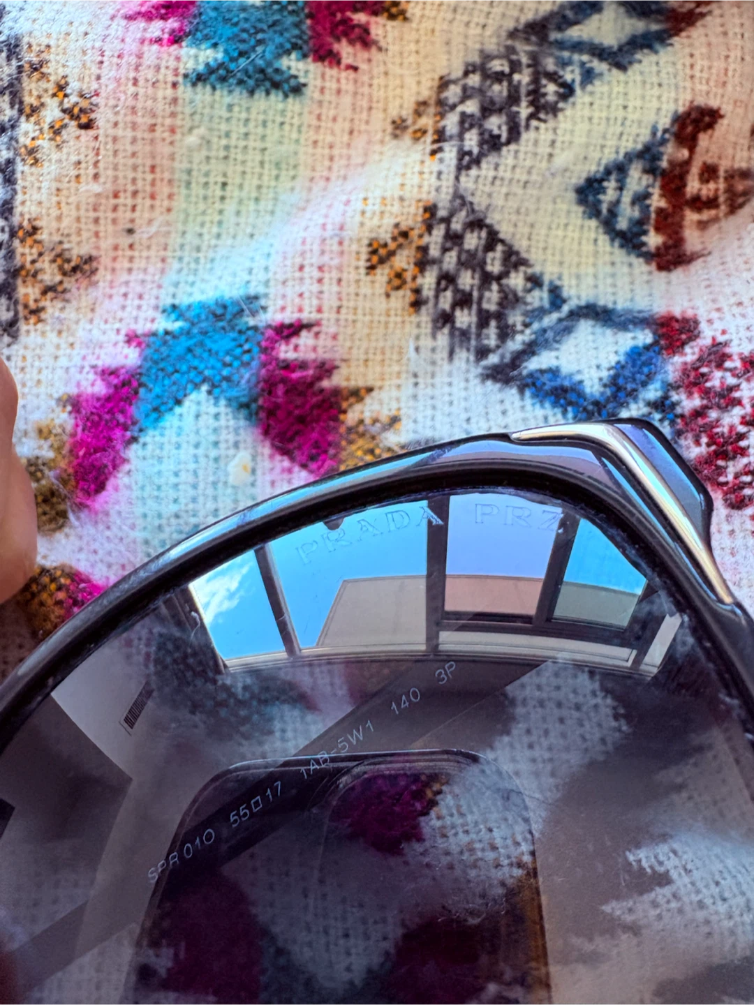 Prada PR 01OSA CONCEPTUAL Sunglasses - Cat eye with gold accents - photo 5