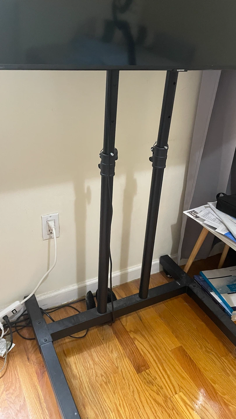 Black Rolling TV Stand - photo 3