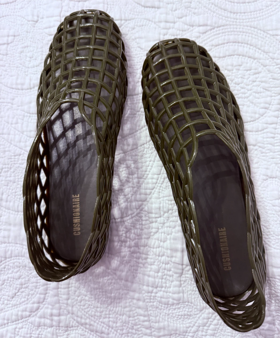 Cushionaire Olive Green Woven Flats - photo 2