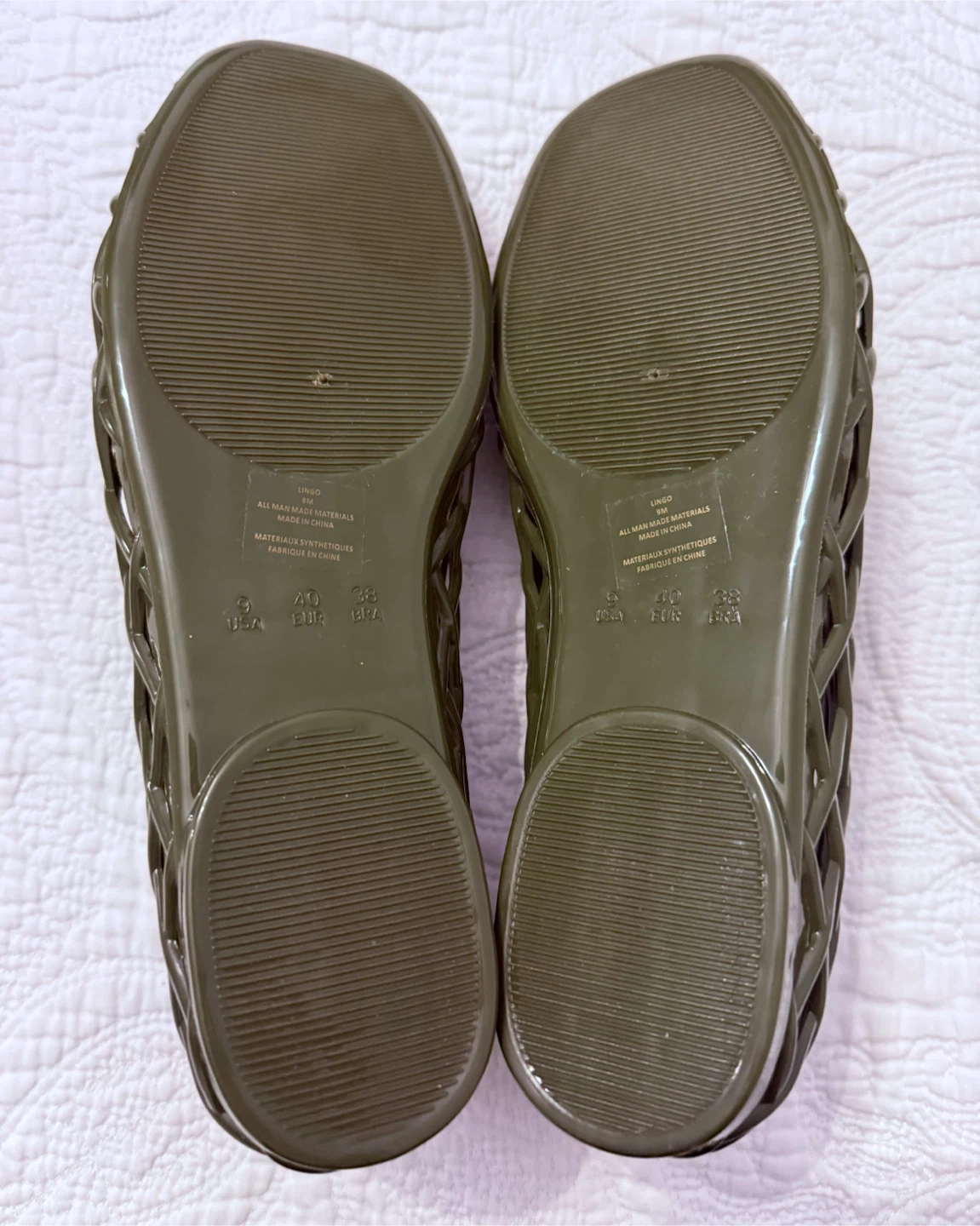 Cushionaire Olive Green Woven Flats - photo 4