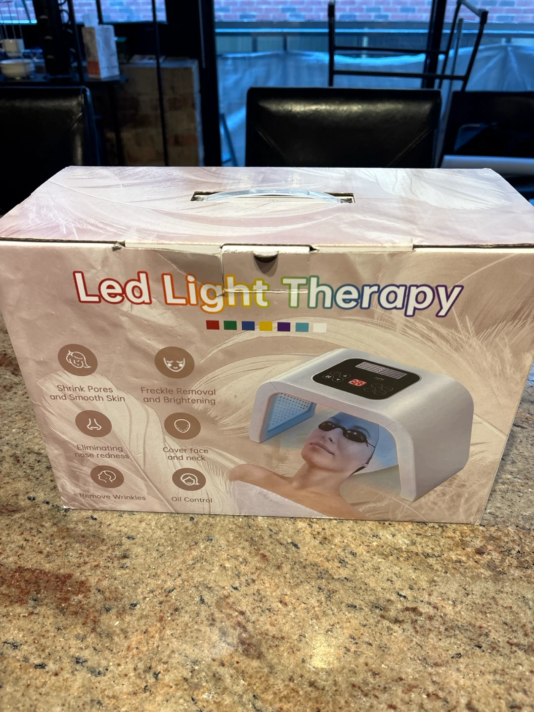 7 LED Color Light Therapy Face Mask