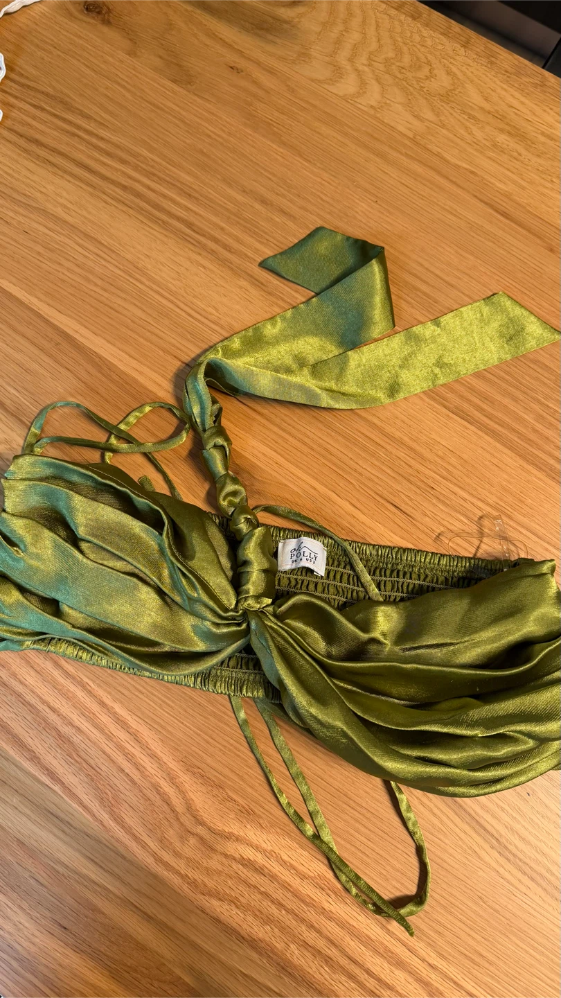 Oh Polly Green Halter Top