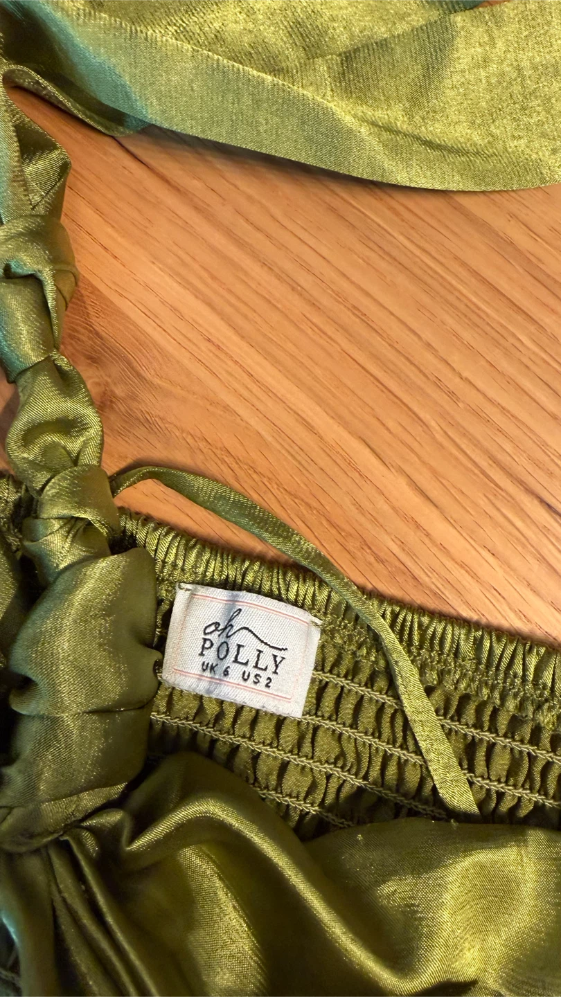 Oh Polly Green Halter Top - photo 2