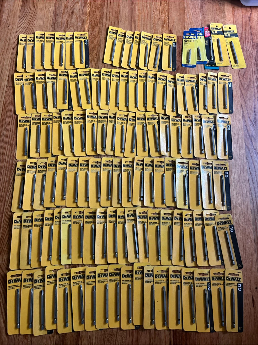 DeWalt and Irwin Power Tool Bits