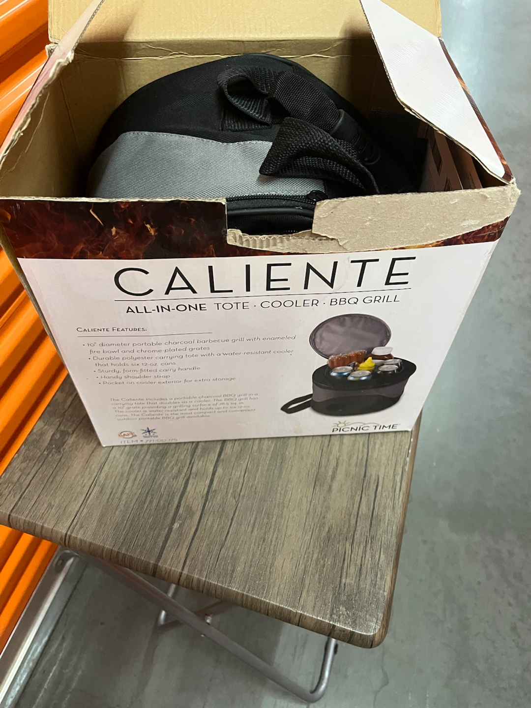 Picnic Time Caliente All-in-One Tote Cooler BBQ Grill - photo 3