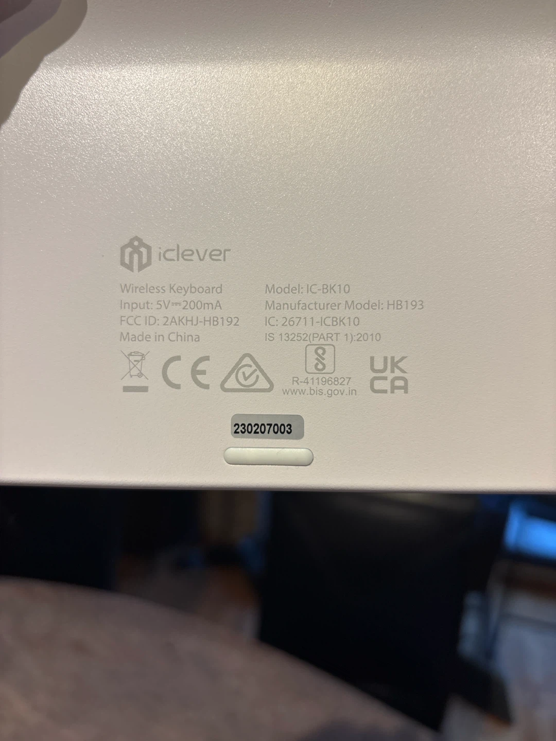 iClever Wireless Keyboard IC-BK10 - photo 3