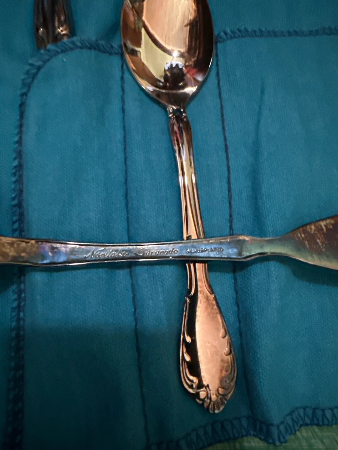 8 complete 5 pce Noritake Serenade Cutlery Set - photo 3