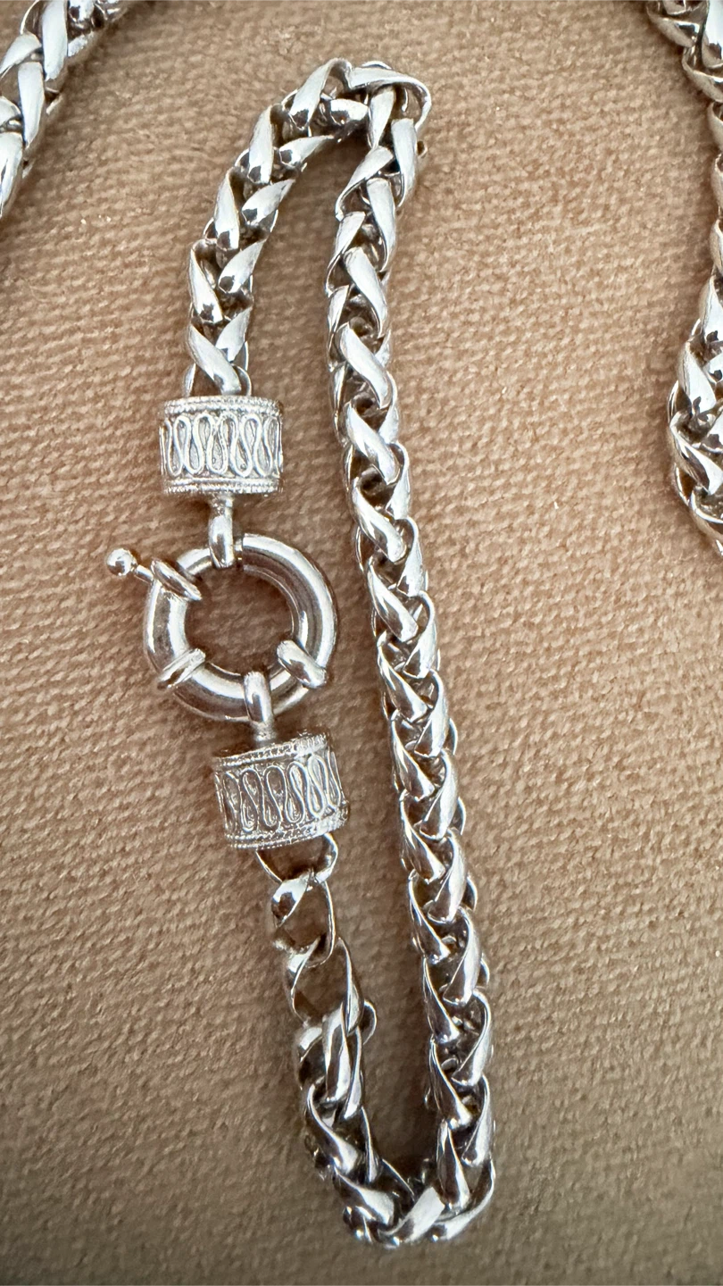 Stainless steel Chunky Rope Chain Necklace - photo 2