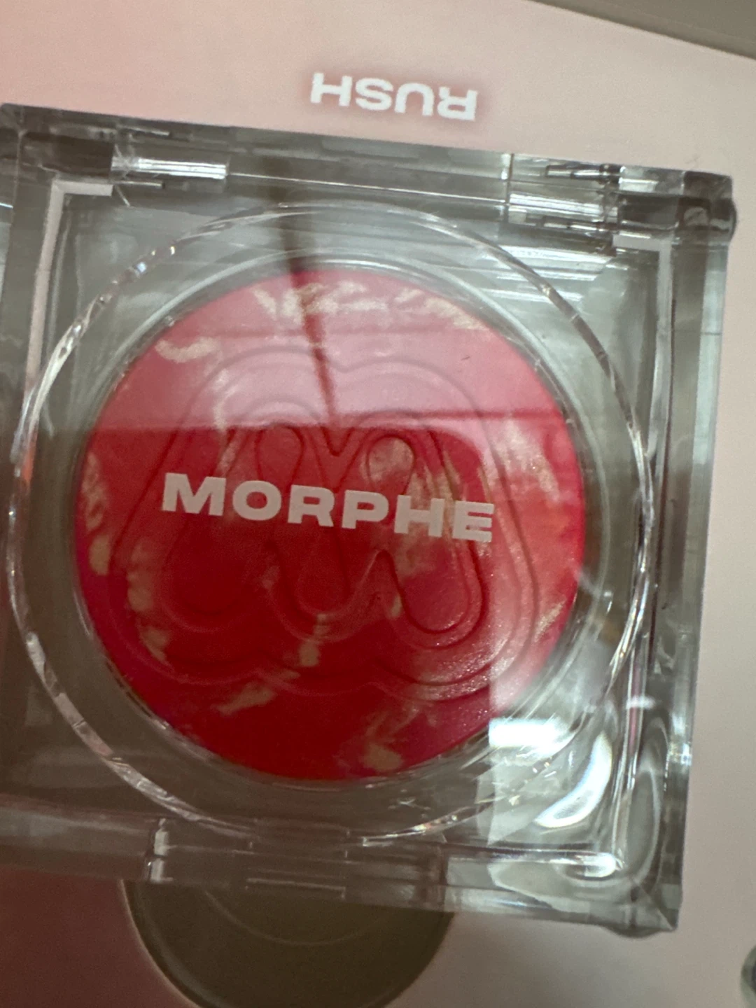 Morphe Cloud Light Soft Glow Diffused Blush - Rush Vibrant Red