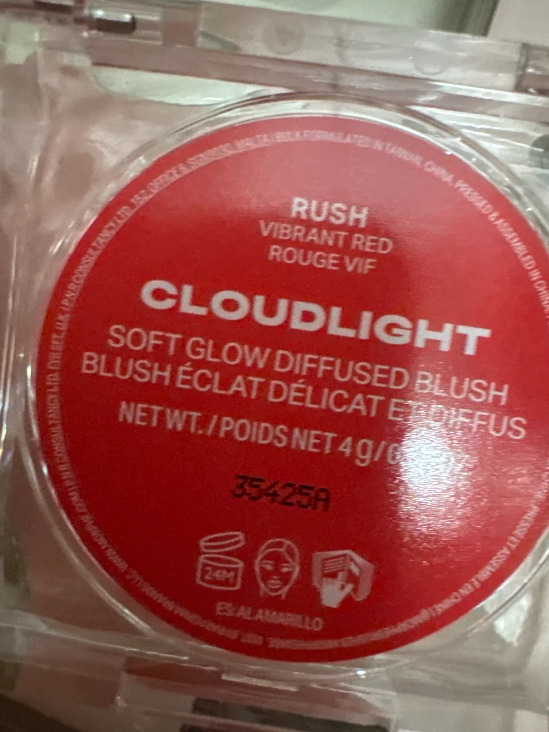 Morphe Cloud Light Soft Glow Diffused Blush - Rush Vibrant Red - photo 2