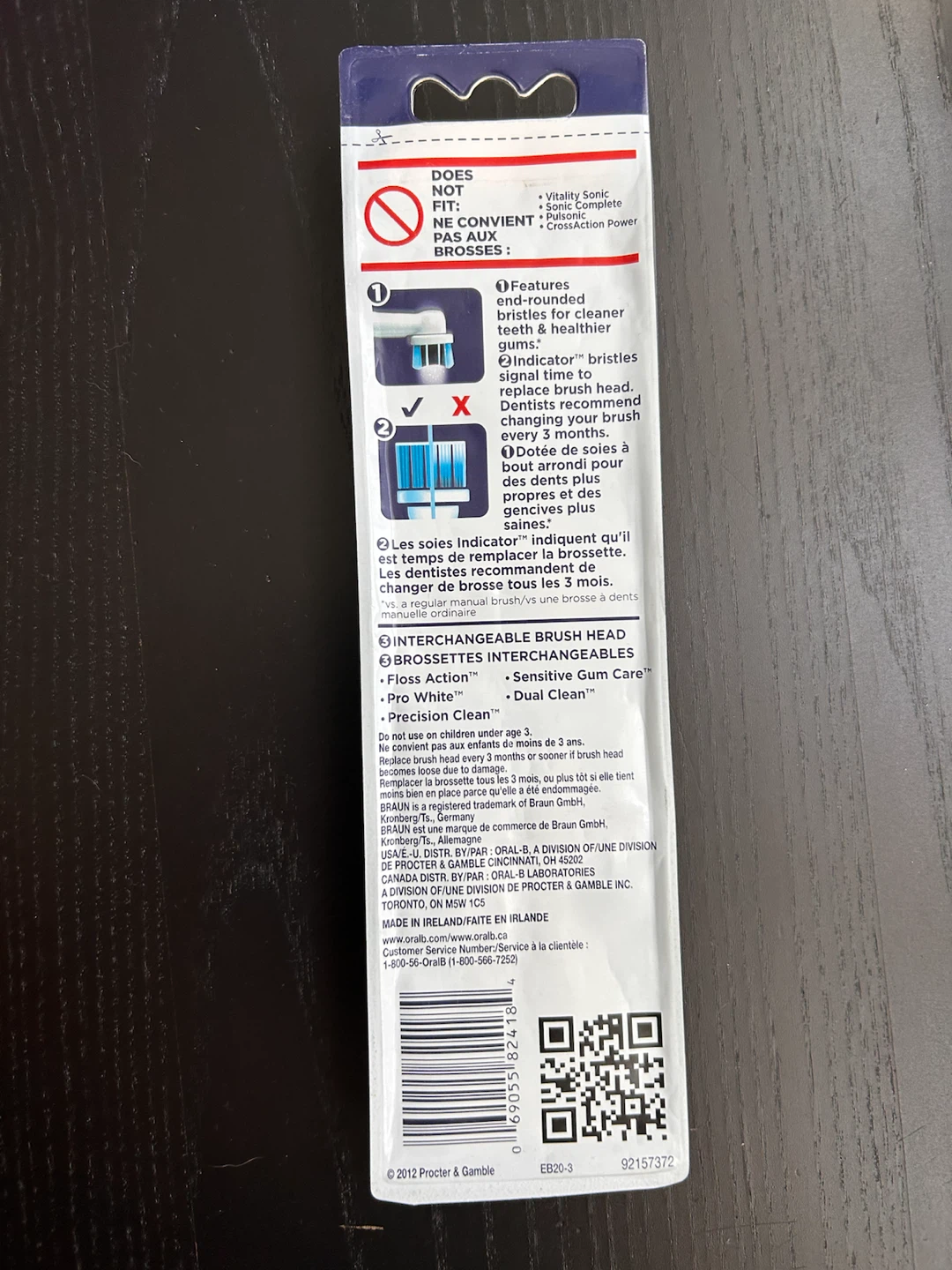 Oral-B Professional Precision Clean Toothbrush Heads (3 Count) - photo 2