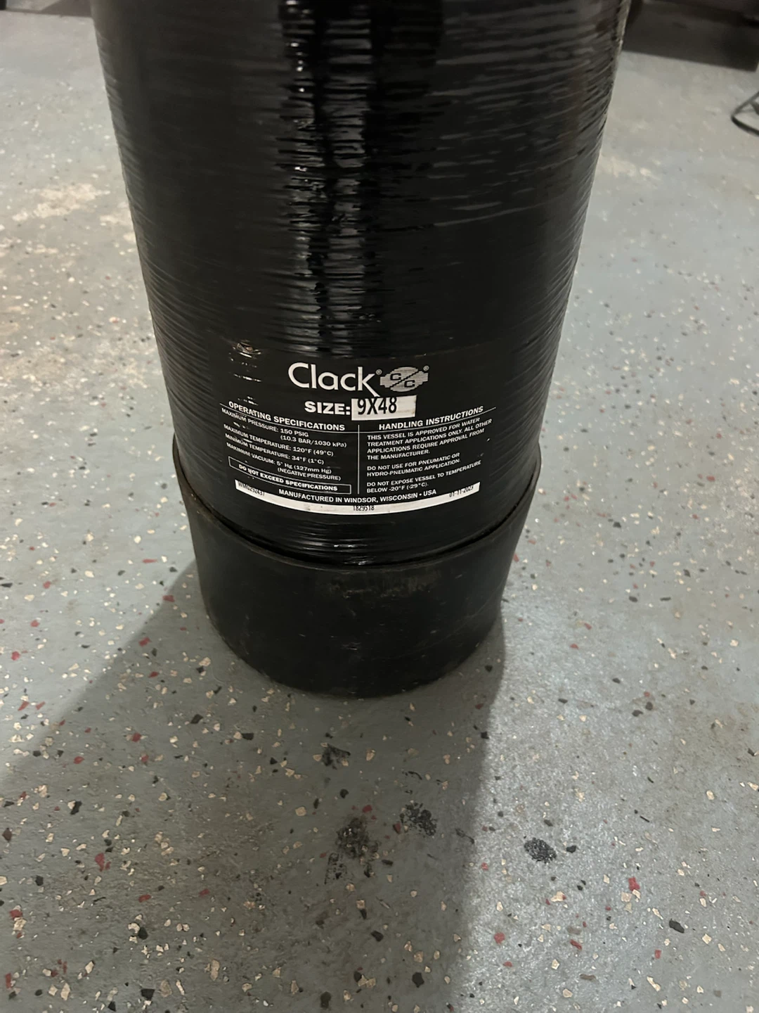 Clack 9x48 Water Tank - photo 4