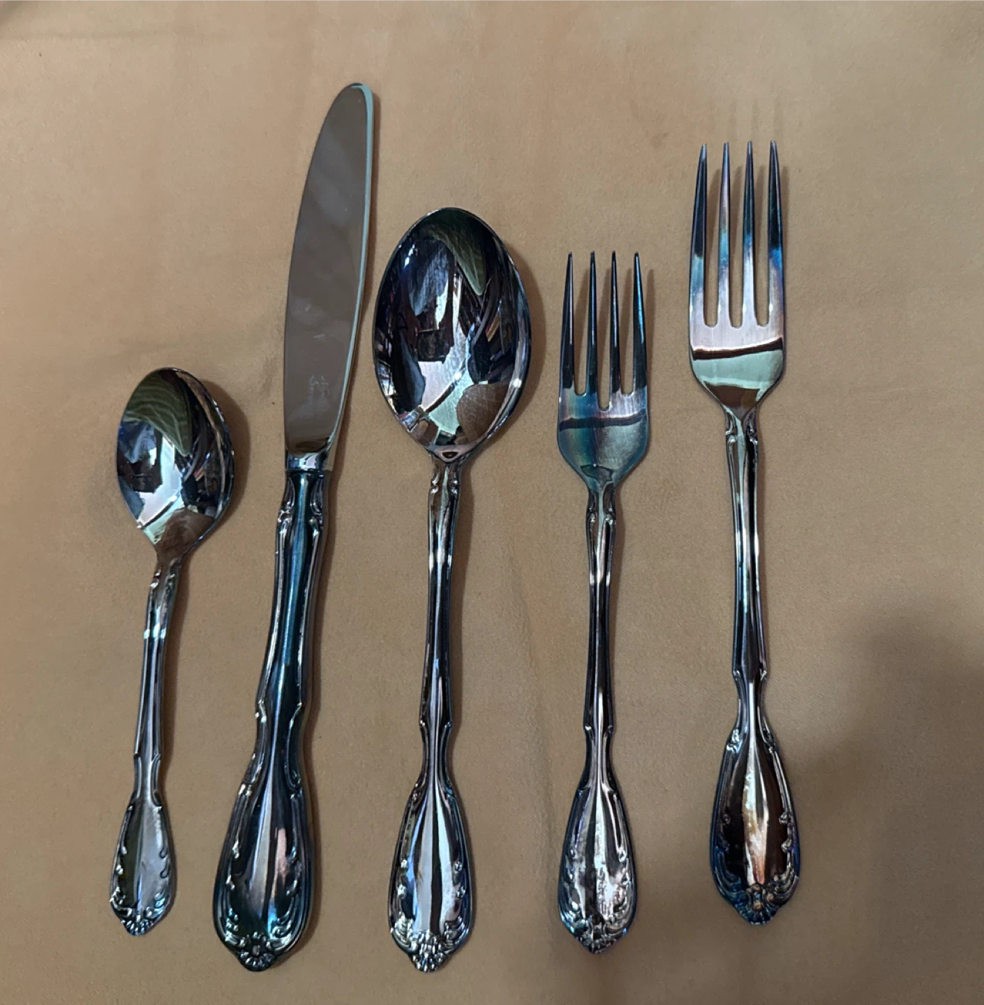 8 complete 5 pce Noritake Serenade Cutlery Set - photo 5