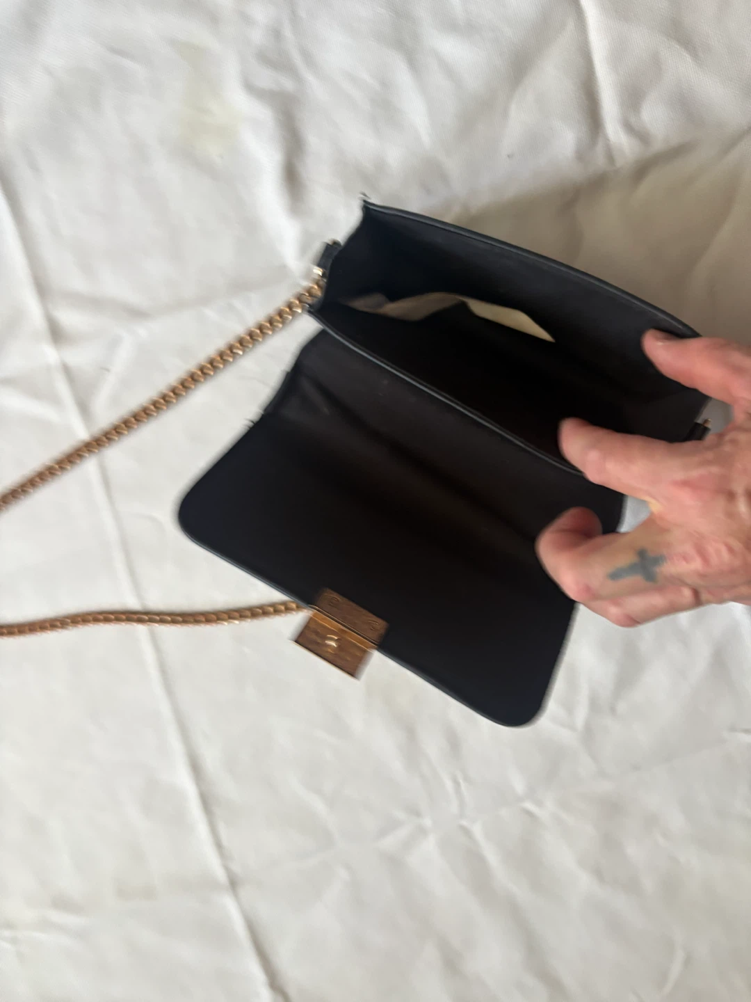 Black Chain Shoulder Bag