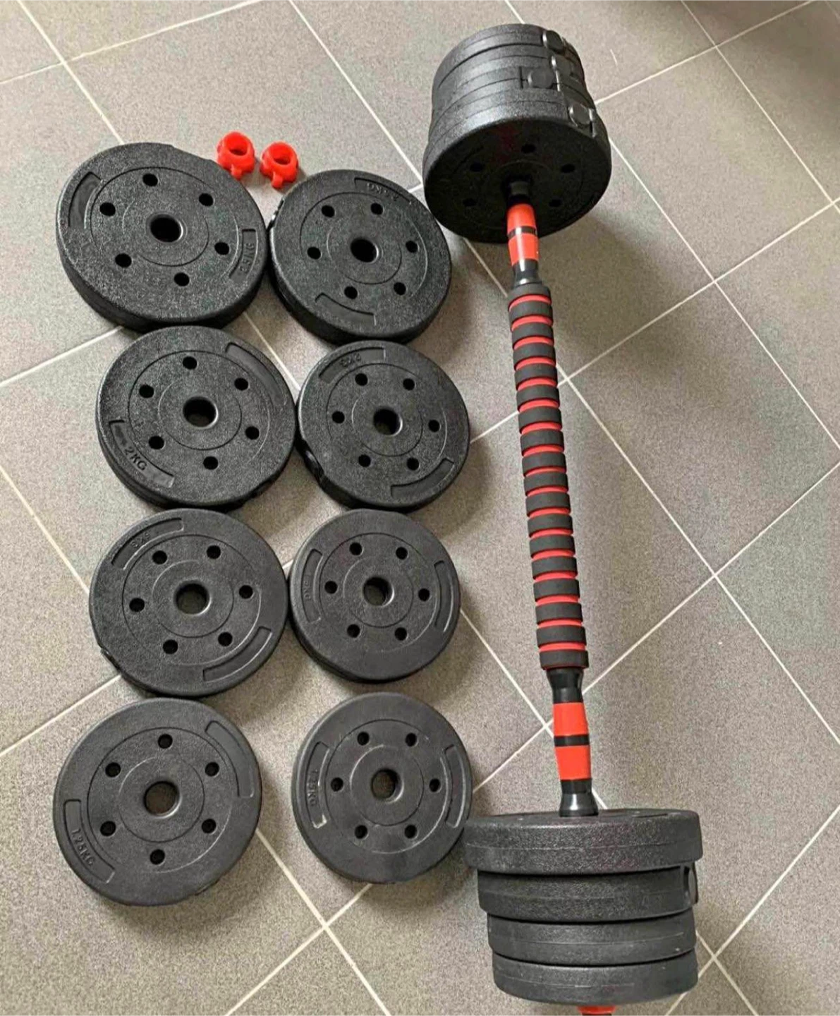Adjustable Dumbbell Set with Weights