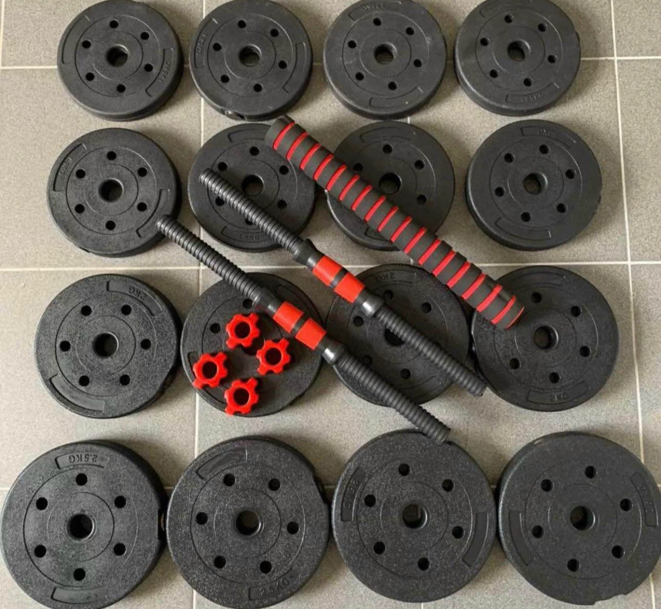Adjustable Dumbbell Set with Weights - photo 3
