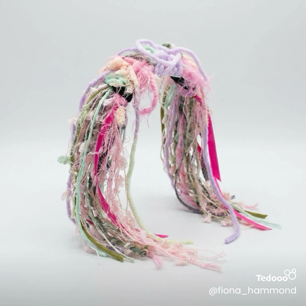 Handmade Fiber Art Wig/Headdress - photo 2