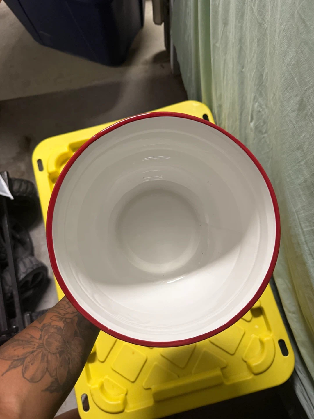 White Popcorn Bowl - photo 3