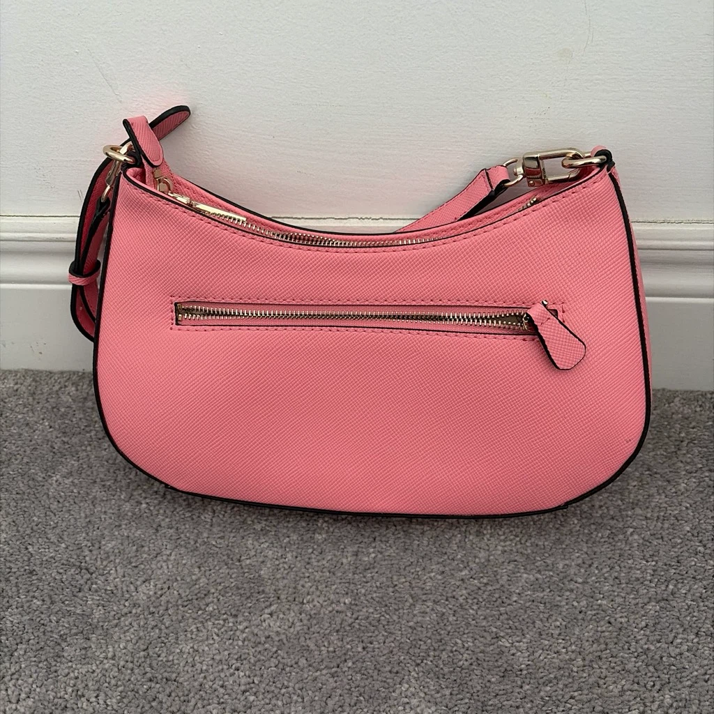 Pink Guess Shoulder Bag with Coin Pouch - photo 2