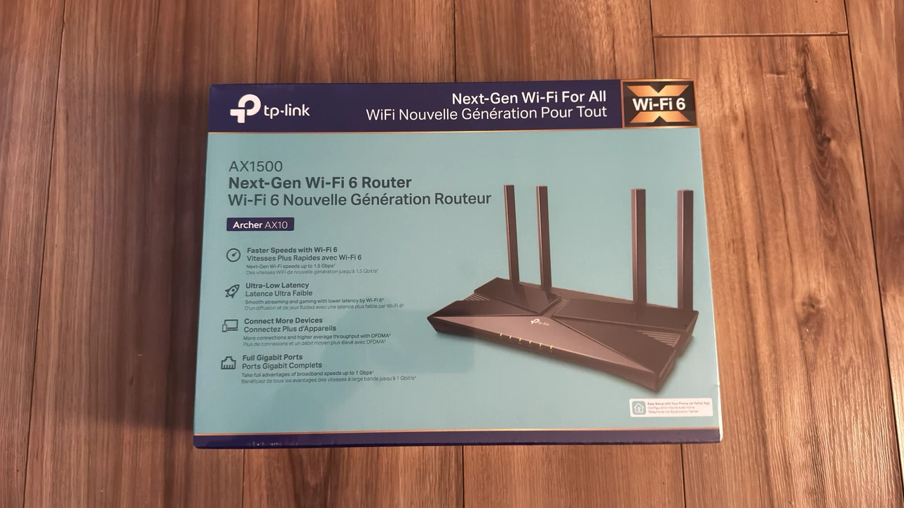 TP Link AX1500 Next Gen Wifi 6 Router - NEW