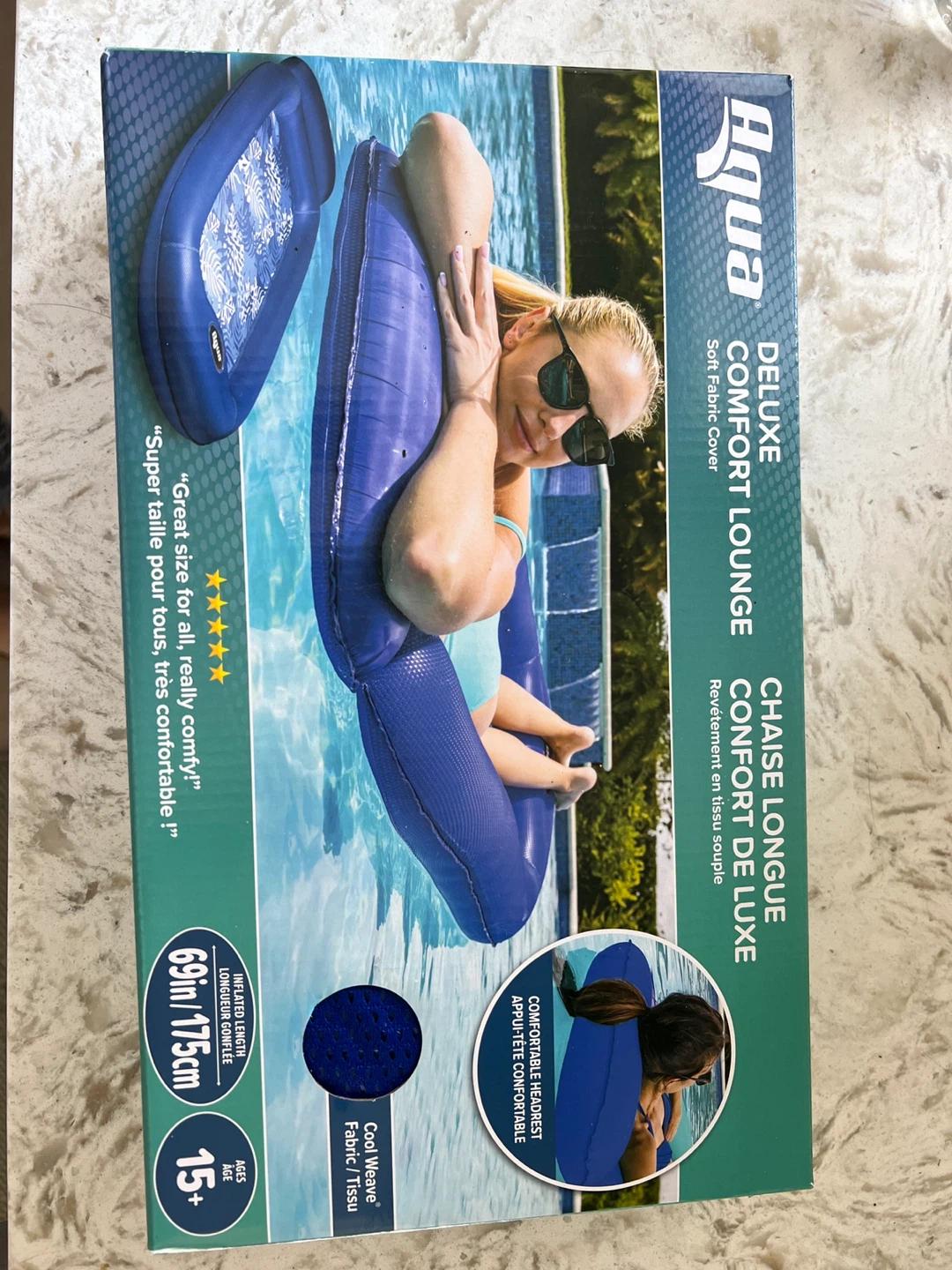 Aqua Deluxe Comfort Lounge Pool Float