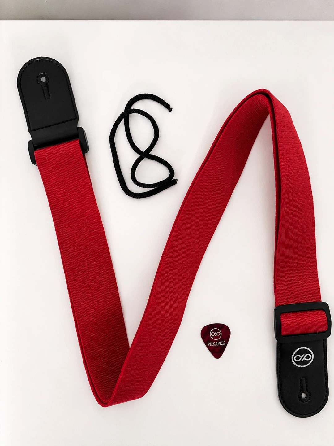 BRAND NEW Red Guitar Strap with Pick - photo 4