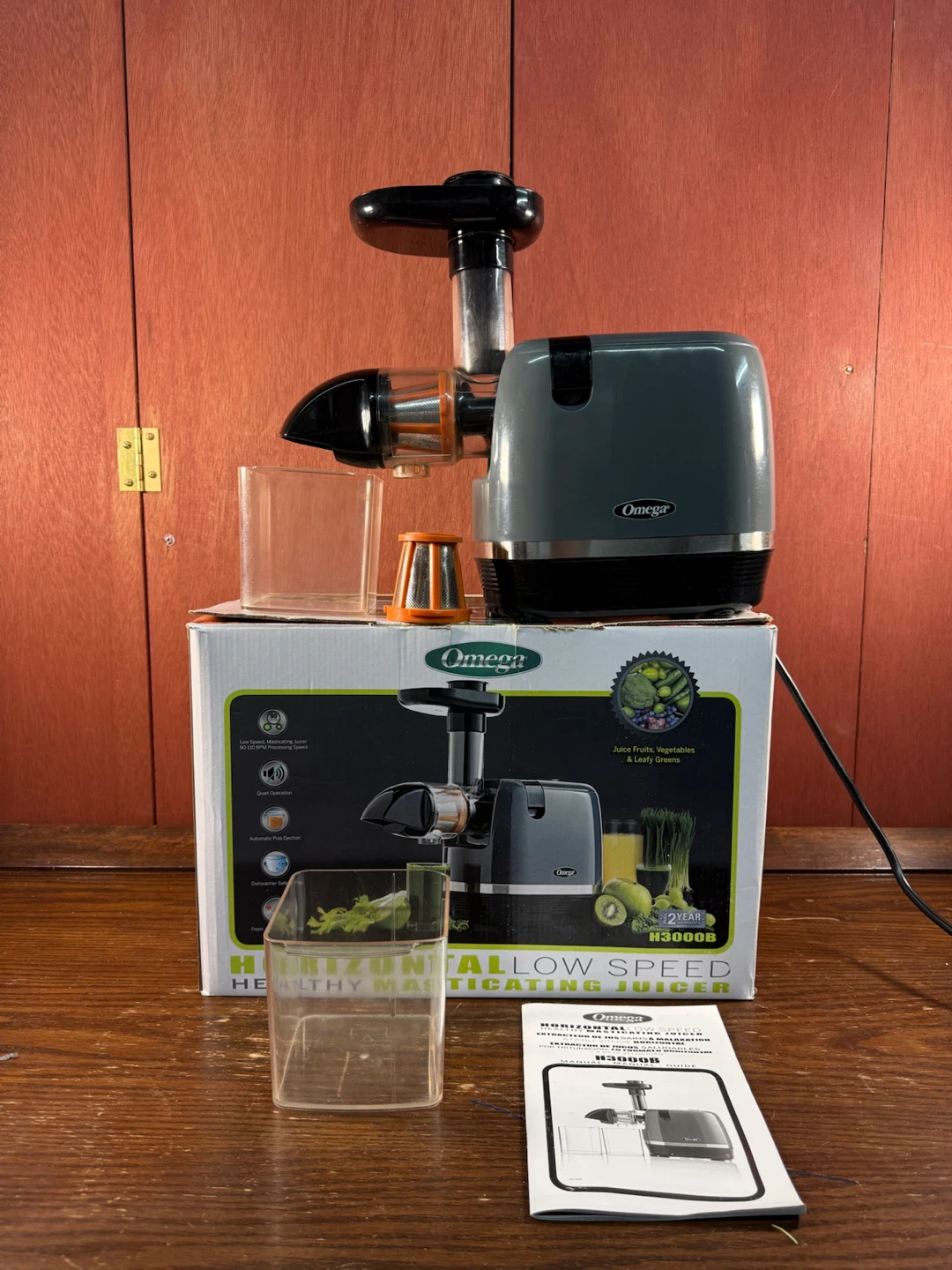 Omega H3000D Cold Press Slow Masticating Juicer Extractor