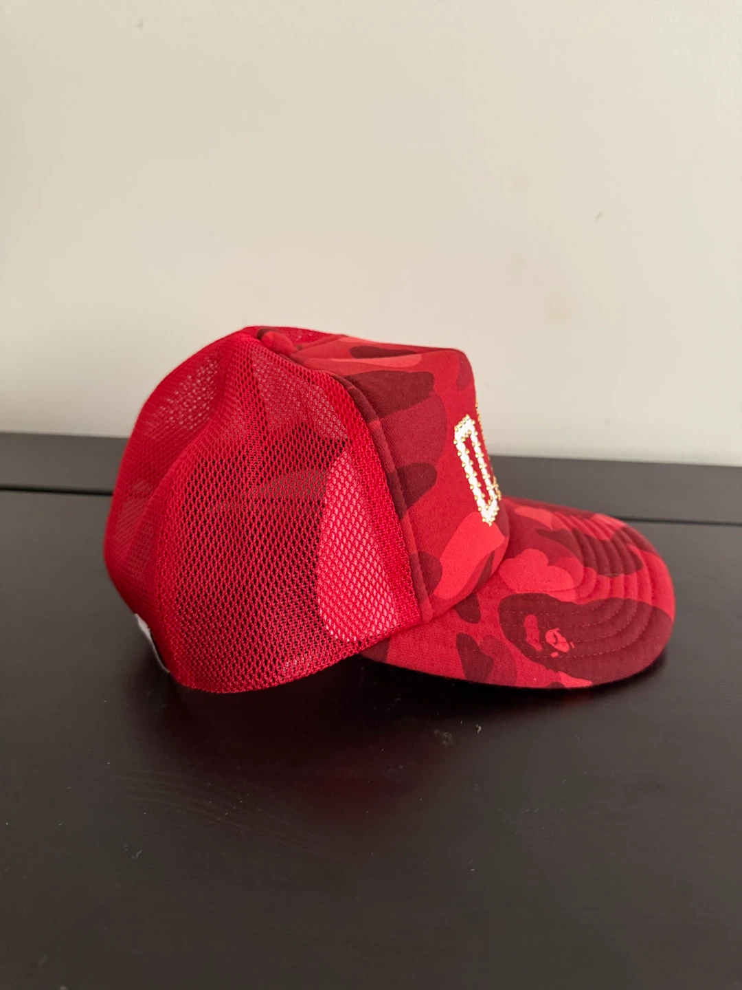 Bape x OVO Red Camo Mesh Hat - photo 4