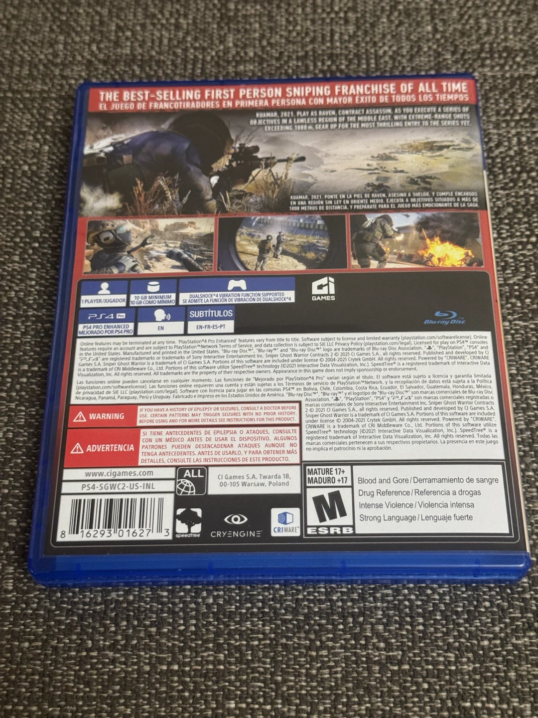 PS4 Sniper Ghost Warrior Contracts 2 - photo 3