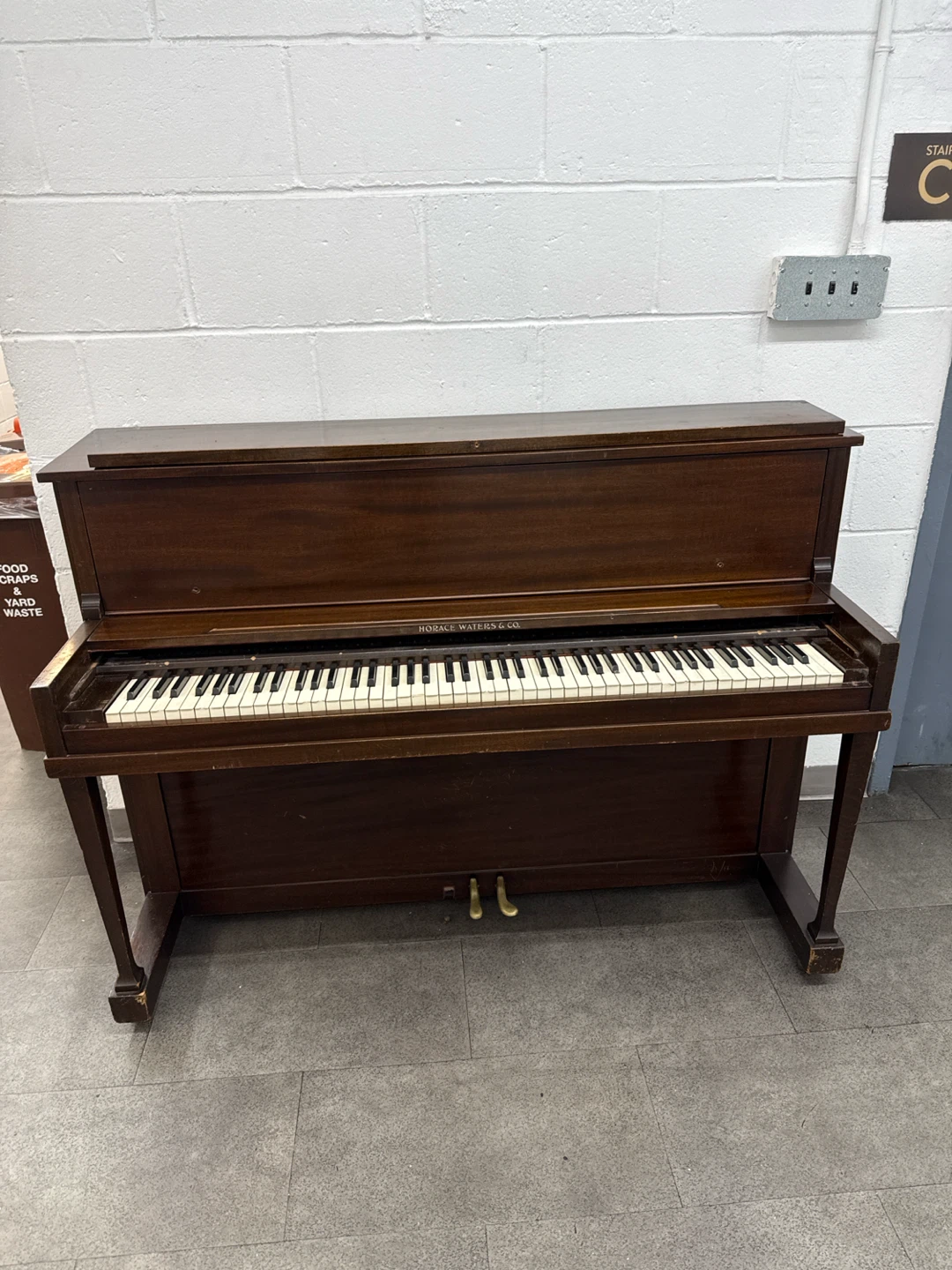 Horace Waters & Co. Upright Piano