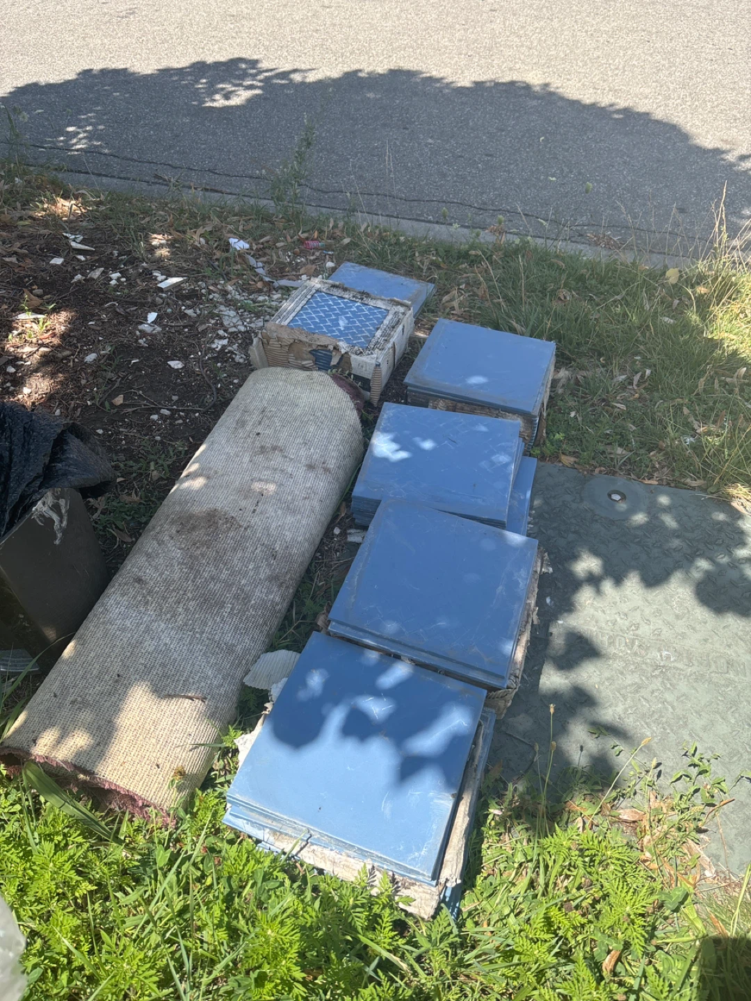 Free Blue Square Tiles
