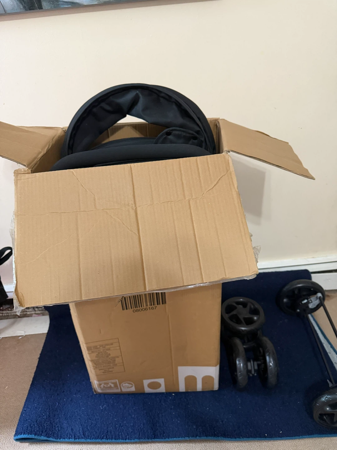 Black Double Stroller