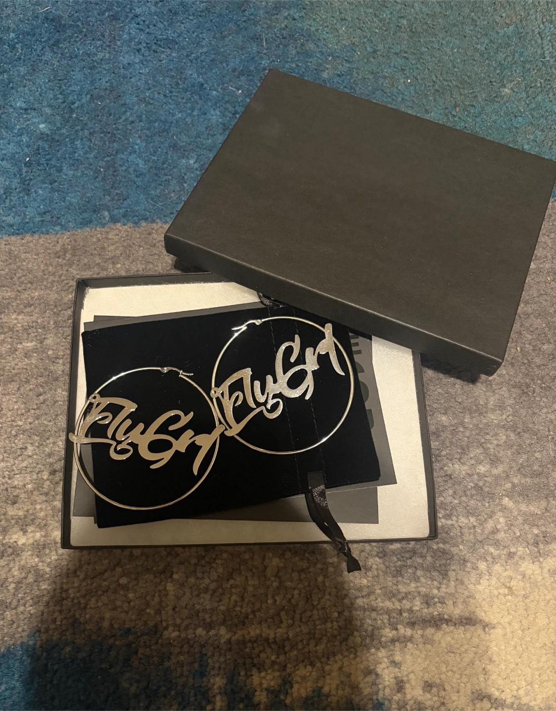 Hoop 88 Dreams Fly Girl Large Hoop Earrings