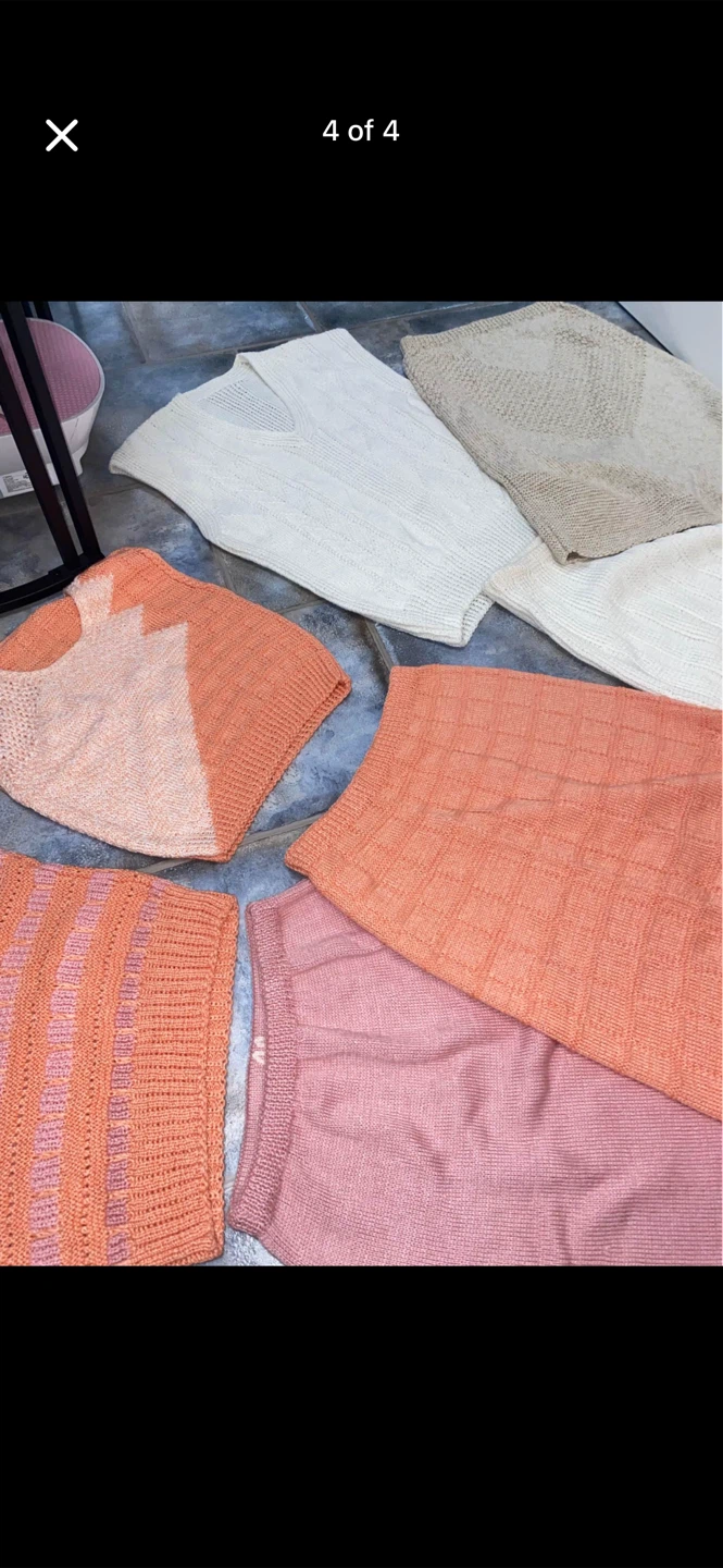 Knitted shirt and Skirts Set - photo 4