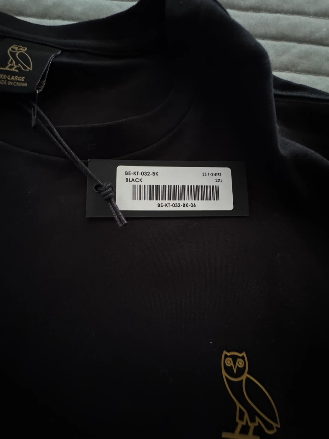 OVO Owl Logo T-Shirt - Black - 2XL - photo 2