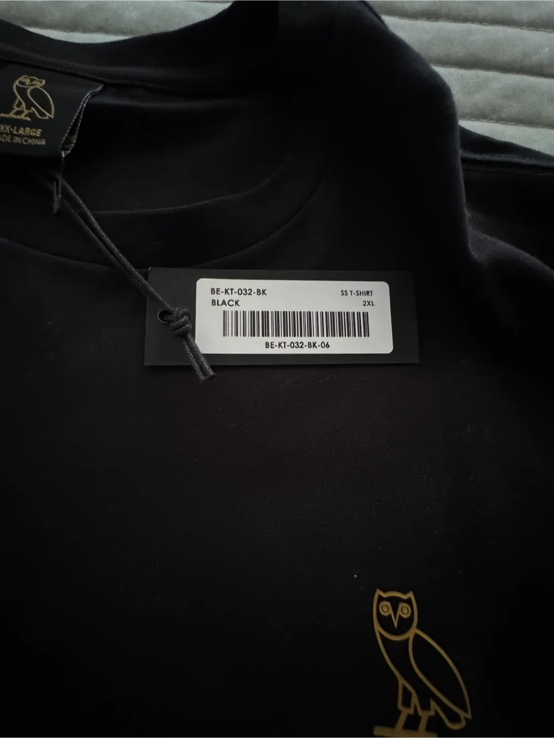 OVO Owl Logo T-Shirt - Black - 2XL - photo 2
