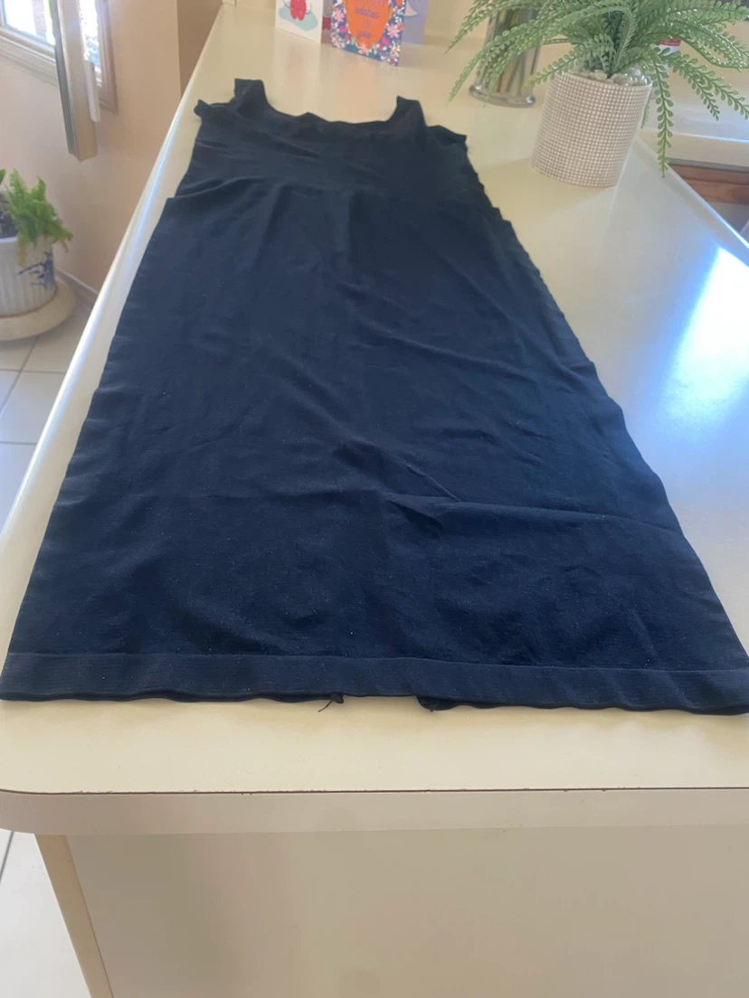 BLACK SHAPEWEAR DRESS