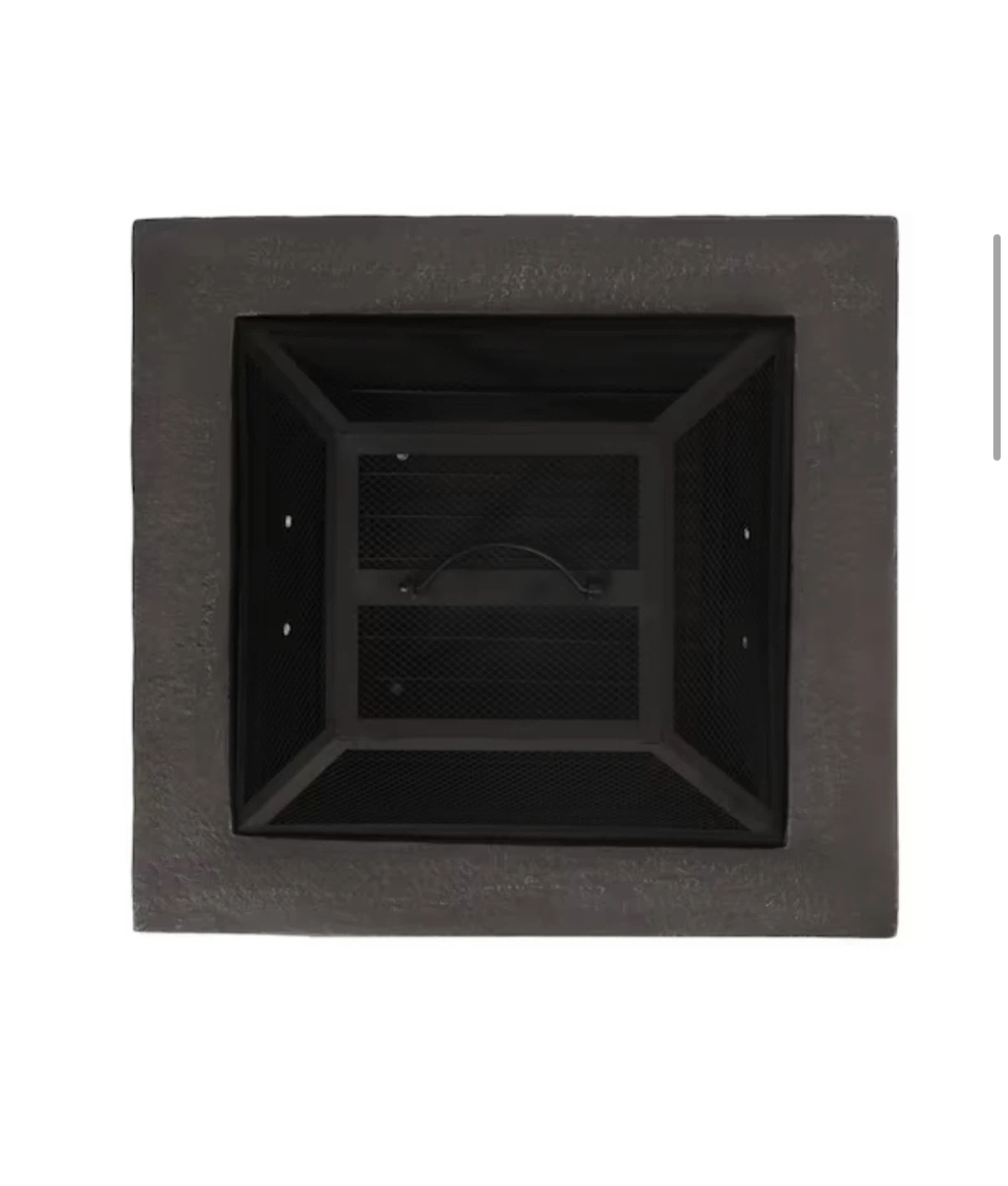 Square Fire Pit with Mesh Screen - photo 2