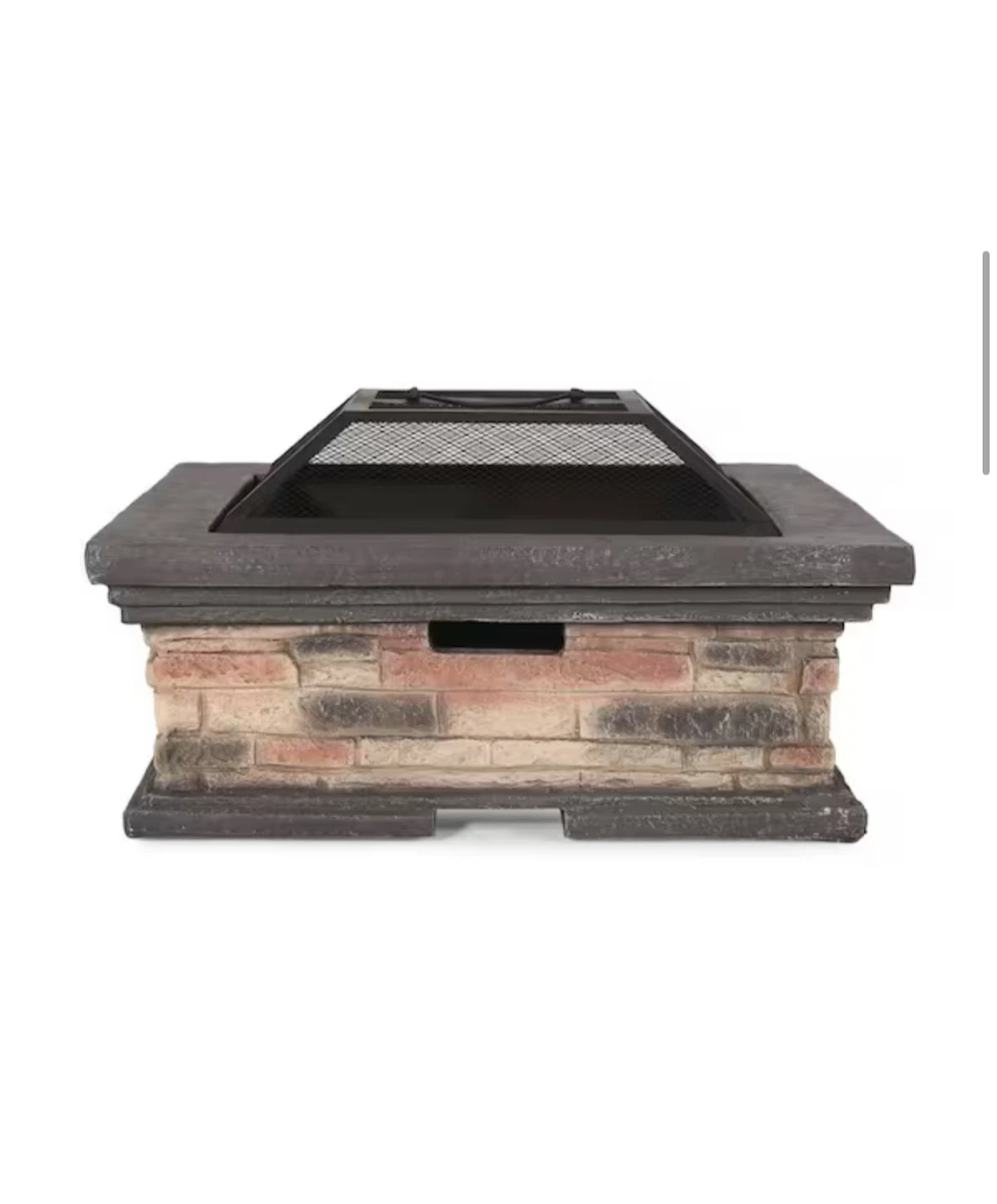 Square Fire Pit with Mesh Screen - photo 3