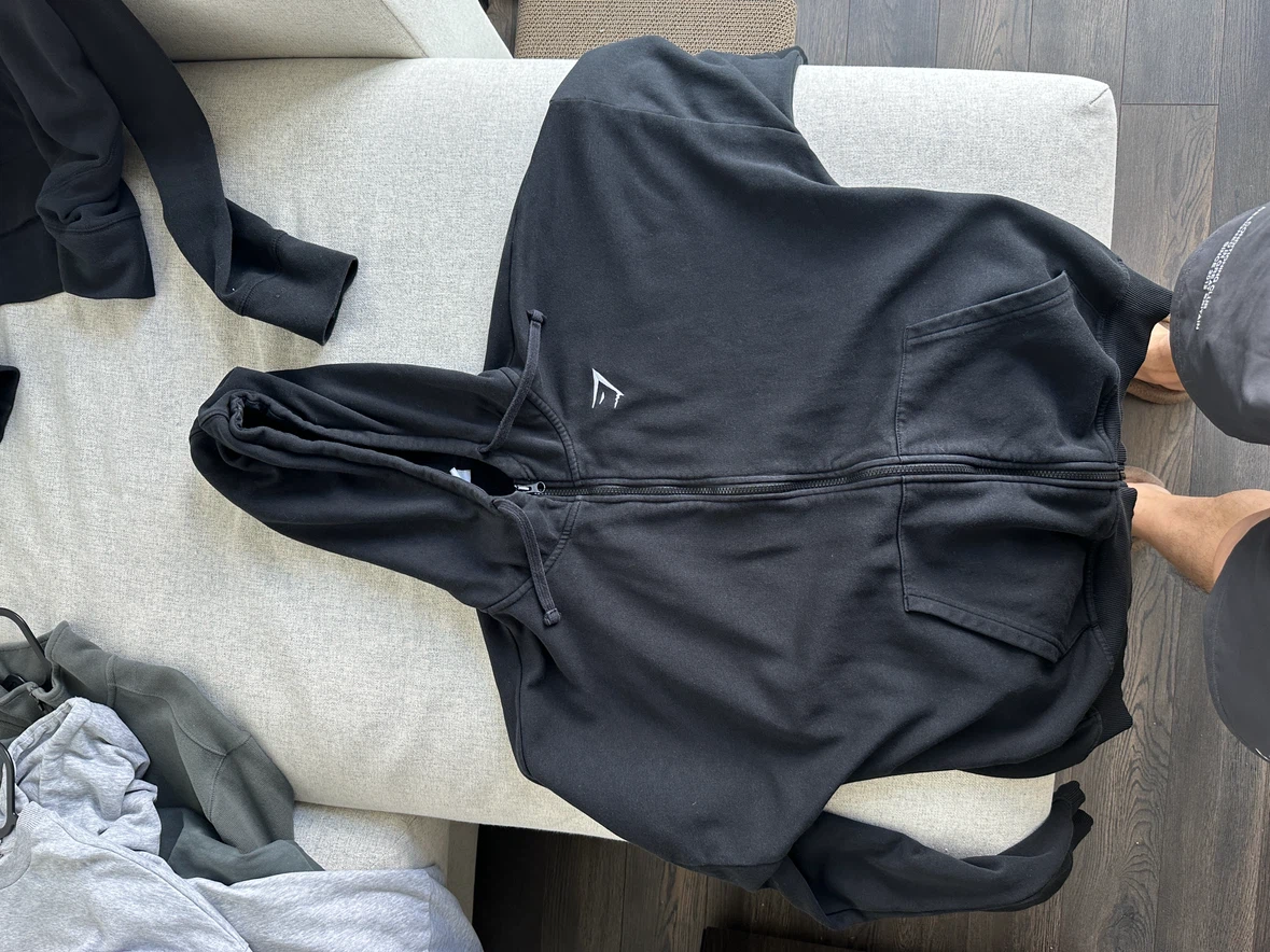 Gymshark Black Zip-Up Hoodie