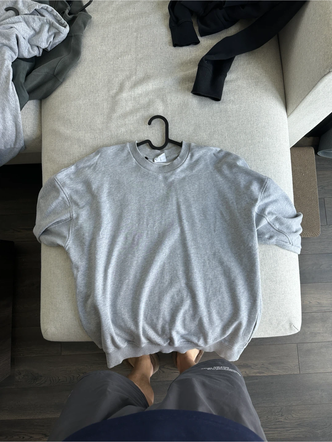 Grey Crewneck Sweatshirt