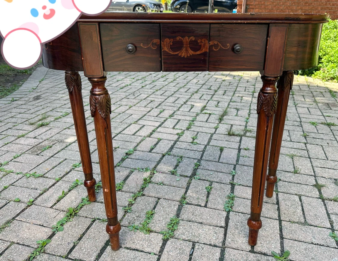 Antique Console Table with Drawers - photo 2