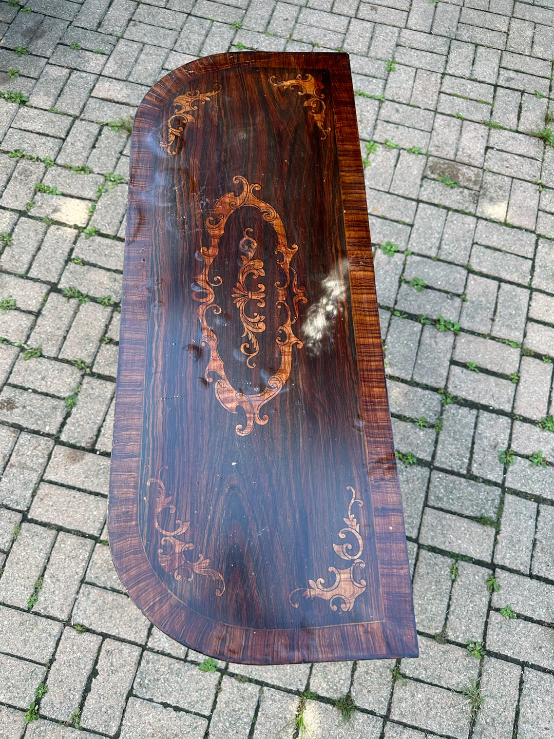Antique Console Table with Drawers - photo 4