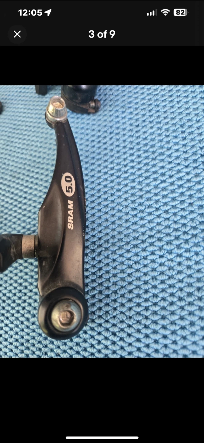 Shimano DX Vbrakes SRAM 5.0 black V-Brake Set - photo 5