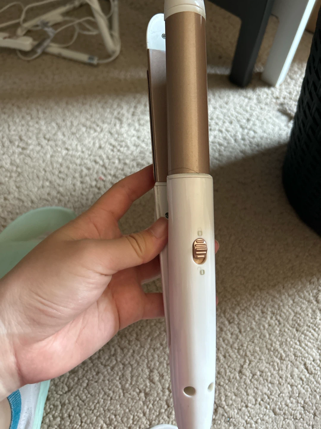 White and Gold Hair Curler - photo 3