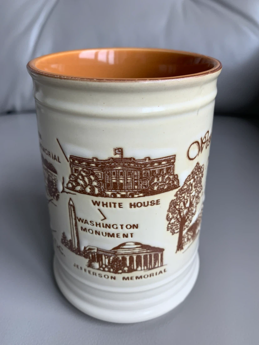 “ Ceramic Beer Mug w/ Representation of Historical Monuments ! - photo 4